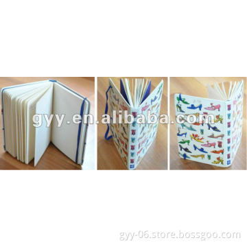 Customized hardcover and round corner notebook/calendar 2012